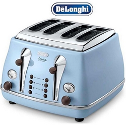 DeLonghi CTOV4003 Icona Toaster in Sky Blue