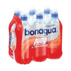 Bonaqua Pump Still Berry Flavoured Still Water 750ML X 6