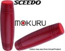 Sceedo Mokuru Fidget Roller Stick Stress Toy Aluminium Alloy And Silicone Coated Finish Dark Red Orange Retail Box No Warranty Product Overview The Sceedo