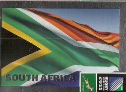 2011 Rugby World Cup Collection - "south Africa Flag" Foil Card 27