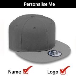 grey snapback cap