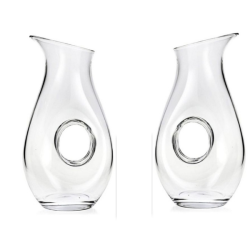 Set Of 2 Stylish Decanters - 1.3L Each