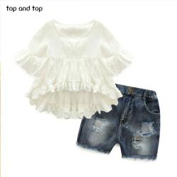 Top And Top Girls Clothing Set - T Shirt Shorts 5
