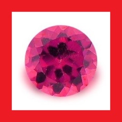 Garnet - Purple Red Round Facet - 0.370cts