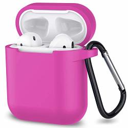 Airpods Case Satlitog Protective Silicone Cover Compatible With Apple Airpods 2 And 1 Not For Wireless Charging Case Classic Pink