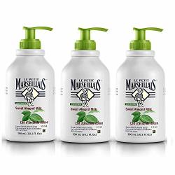 Le Petit Marseillais Extra Gentle Liquid Hand Soap With Sweet Almond Milk French Moisturizing Hand Soap Ph Neutral For Skin 10.1 Fl. Oz 3 Pack
