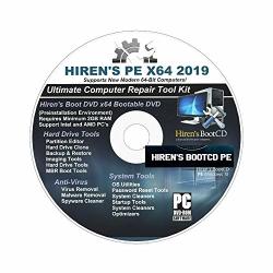Hiren's Boot Cd dvd Pe X64 Bit Software Repair Tools Suite 2019 Latest Version 16.3 Best PC Computer Repair Recovery Windows 7 8 8.1 And