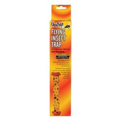 Flying Insect Trap - Self-standing - Adhesive - Orange - 6 Pack