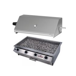 Sizzler - 4 Burner Gas Braai With Rotisserie Dome
