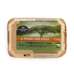 Free Range Indigenous Mixed Eggs 6 Pk
