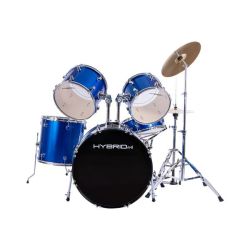 Mi HD5 Lazer Blue 5 Piece Drum Kit