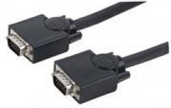 MANHATTAN Svga Monitor Cable - 20 M 65 Ft. Black 372190