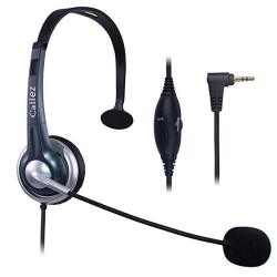 Callez 2.5MM Cordless Phone Headset Mono Hands-free Telephone Headset With Noise Canceling MIC For Dect At&t ML17929 Vtech Panasonic KX-T7630 KX-T7633 Uniden Rca Cisco