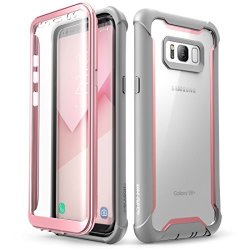 Samsung Galaxy S8 Case I-blason Ares Full-body Rugged Clear Bumper Case With Built-in Screen Protector For Samsung Galaxy S8 2017 Release Pink