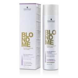 Blondme Blonde Brilliance Shampoo - Warm Caramel For Bleached & Coloured Blondes - 250ml-8.4oz