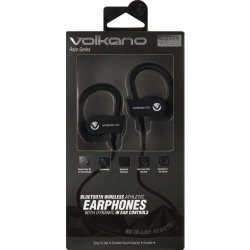 Volkano Sport Earhook Bluetooth Earphones Black