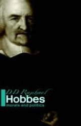 Hobbes - Morals And Politics Hardcover