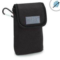 Usa Gear Travel-friendly Compact Camera Pouch For Nikon Coolpix A10 A100 AW130 And More Nikon Point & Shoot Cameras - Carabiner Belt Loop And Scratch-resistant Interior
