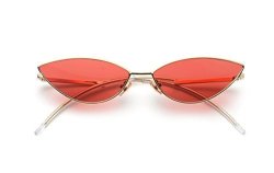 Feisedy Fashion Designer Sunglasses Retro Small Petals Shape Arc Temple Design B2298