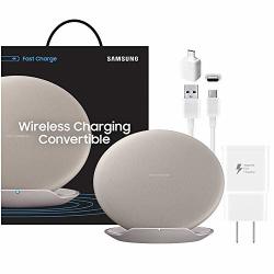 Official Samsung Fast Qi Wireless Convertible Stand pad -tan With Fast Charger & Otg C Adapter Us Retail Packing For Galaxy S8 S9 + NOTE8
