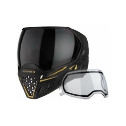 Empire Evs Black gold Goggle + Free Clear Thermal Lens