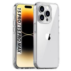 Edge Clear Crystal Case & Glass Double Pack - Iphone 15 Pro 15 Pro Max