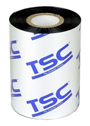 Tsc 35-W083110-21CA Standard Wax Ribbon 3.27" X 361' 1 2" Core Cso For TC200 TC300 TC210 TC310 TTP-244CE Thermal Barcode Label Printer Pack Of 24