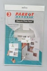 Parrot Magnetic Flexible Photo Paper A4 3 Sheets