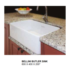 Butler Sink Bellini Porcelain 600 400