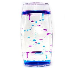 Eforcity Liquid Motion Timer Bubble Tumbler - Purple blue