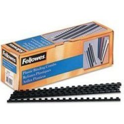Fellowes Plastic Binding Combs A4 38MM Pack Of 50 Black