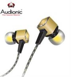 Audionic Box Earphones With Microphone Retail Box 1 Year Limited Warranty