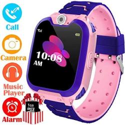 Kids Smart Watch For Boys Girls - HD Touch Screen Sports Smartwatch Phone With Call Camera Games Recorder Alarm Music Player For Children Teen Student