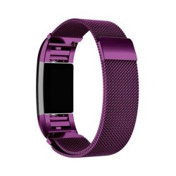 Fitbit Charge 2 Stainless Steel Band - Adjustable Replacement Strap With Magnetic Lock - Rose Gold