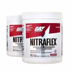 Gat Clinically Tested Nitraflex Testosterone Enhancing Pre Workout Pack Of Two 30 Servings