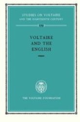 Voltaire And The English English French Hardcover
