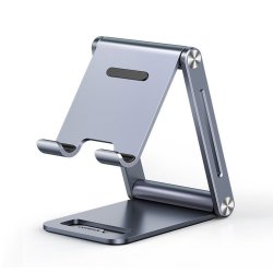 UGreen Foldable Multi-angle Alu-alloy Phone Stand Supporting Upto 7.9" - Grey