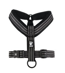 Dogs Highly Durable Adjustable Chest Padded Y-Harness - Raven 45 Cm
