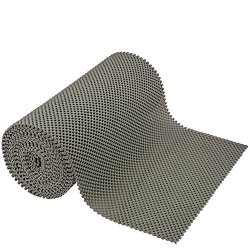 Grip Liner Non-Adhesive Shelf Liner Grey Anti-Slip Mat Drawer Liner 12 in x 20 ft. 