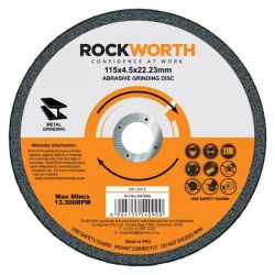 Bulk Pack 2 X Rockworth Steel Grinding Disc - 230MM X 6MM