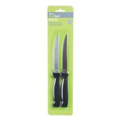 Knives - Kitchen Accessories - Stainless Steel - 2 Piece - 4 Pack