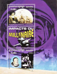 Cambodia 2001 Space Millennium Miniature Sheet Unmounted Mint Sg 2058