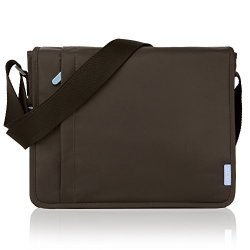 Duzign Carrier Horizontal Messenger Bag Brown For 11 Inch Macbook Air