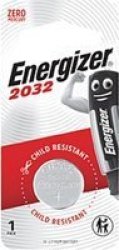 Energizer CR2032 3V Lithium Coin Battery Card 1