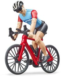 Bruder - 1:16 Road Bike With Cyclist