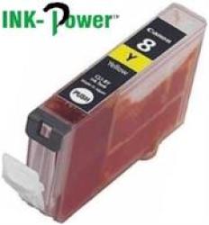 INK-Power Inkpower Generic For Canon CLI-8 Yellow Dye Ink Cartridge- For Use With Canon Pixma Ip 3300 Pixma Ip 3500 Pixma Ip 4200