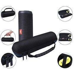 For Jbl Flip 3 Or Jbl Flip 4 Waterproof Portable Bose Bluetooth Speaker Protective Case - Travel Carrying Storage Bag Fits USB Cable And Charger.