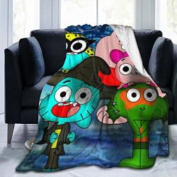 Kellysotous The Amazing World Of Gumball Ultra-soft Micro Fleece Blanket Soft And Warm Throw Blanket Digital Printed Blanket 50"" X40 60 X 50 80 X 60