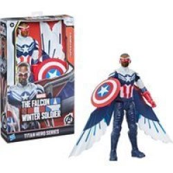 Marvel The Falcon And The Winter Soldier 12 Titan Hero Series Figure - Captain America