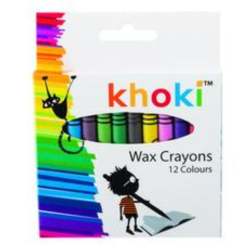 - Wax Crayons - 12 Colours Short